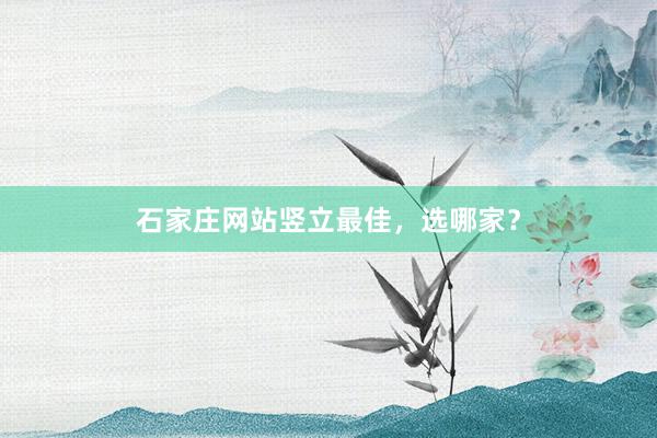 石家庄网站竖立最佳，选哪家？